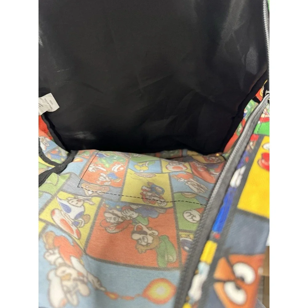 Bioworld Nintendo Super Mario Bros Comic Backpack Kids Multicolor School Bag 16